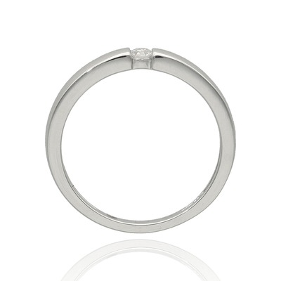 Fehér arany gyűrű 50-es méret (B51503)